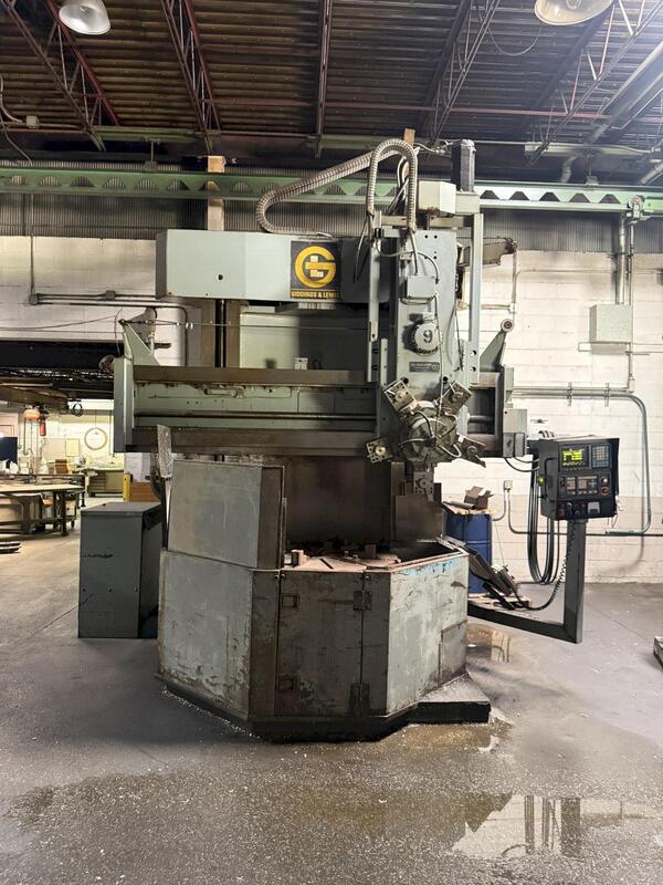 48" Giddings & Lewis, CNC vertical turret lathe, 64" sw, 48" height under rail, Fanuc O-T - Image 1