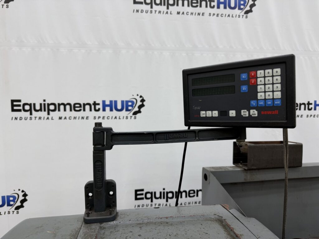 17" x 60" Atrump #1760, gap bed engine lathe with Newall Topax digital read out, 3-jaw chuck, 4-way tool post - Image 4