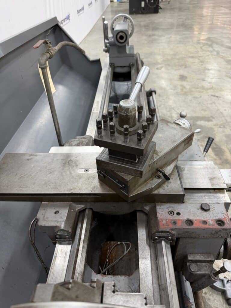 17" x 60" Atrump #1760, gap bed engine lathe with Newall Topax digital read out, 3-jaw chuck, 4-way tool post - Image 9