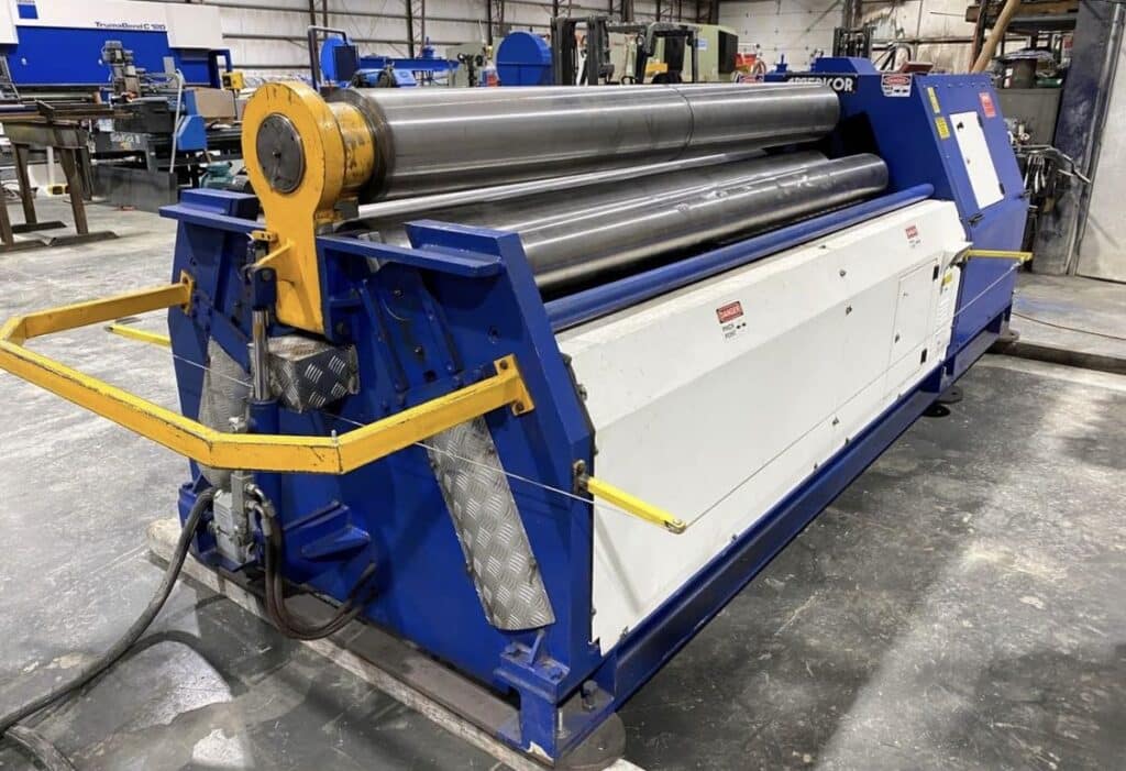 Americor #4RDP-250/8, plate roll, 4-rolls, double initial pinch, power drop end - Image 2
