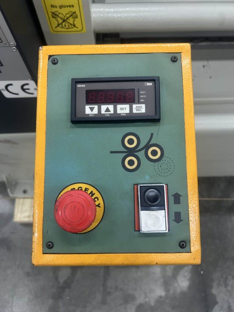 6' x 10 gauge Cole-Tuve #SRDS-6-130, 3-roll initial pinch power slip roll, 5.12" roll diameter, pendant - Image 7