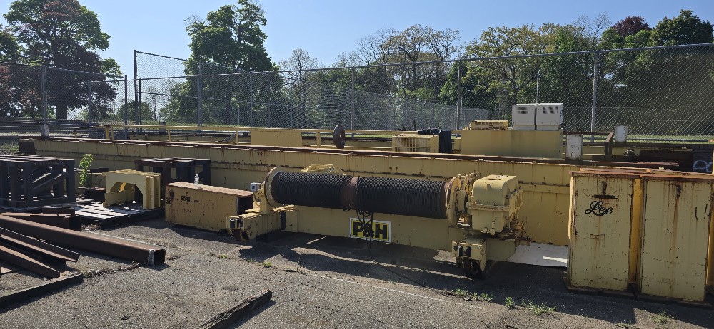 40 Ton, P & H, Overhead Bridge Crane 50' Span - Image 1