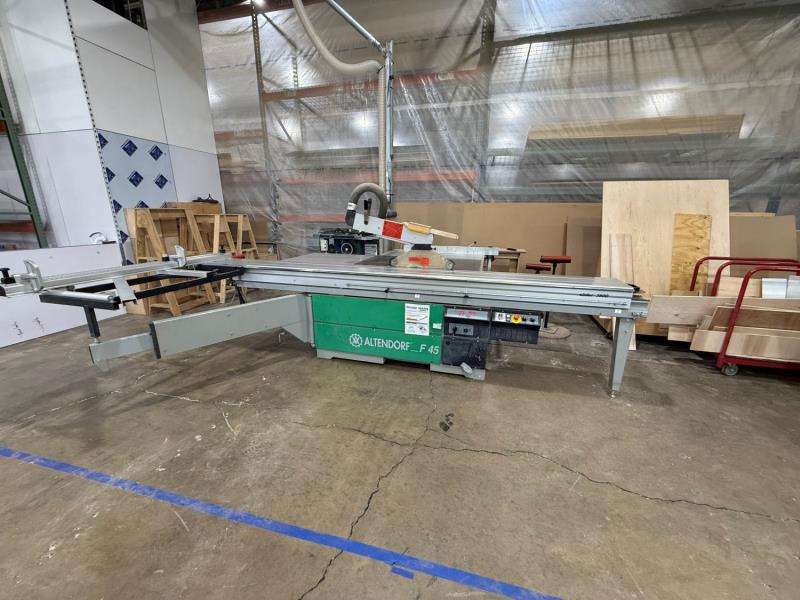 Altendorf #F45, sliding table panel saw, 149.5" cutting length, 16" blade capacity, 4-7/8" depth, 51" rip - Image 7