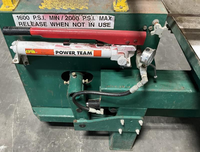 Smart Machine Tool, 54" bandsaw pallet dismantler, 54" pallet capacity, 10 HP Baldor, 2200 RPM blade, 20' - Image 4