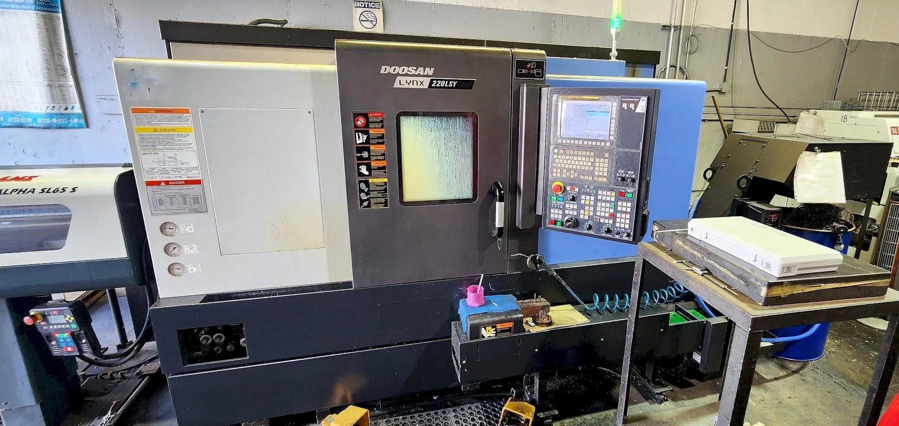 Daewoo Doosan #Lynx-220LSYC, 5-Axis CNC Lathe, 8.1" X, 4" Y, 22" Z, 23.6" swing, 11.8" turning diameter, 4500 - Image 1