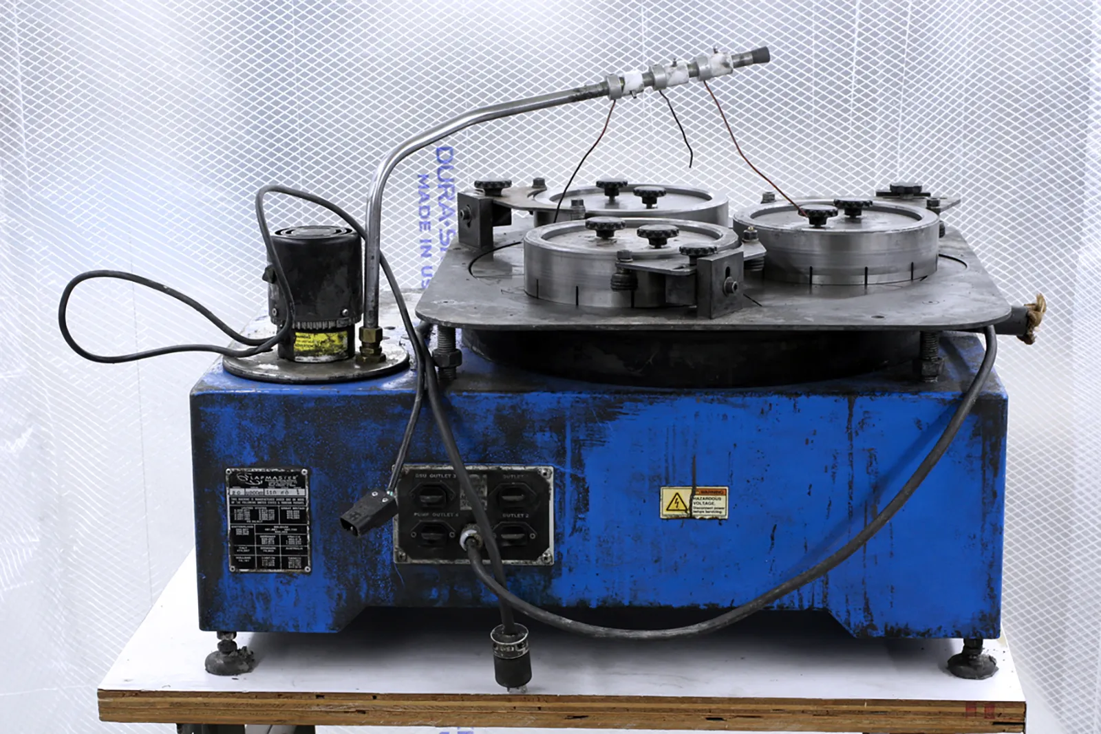 20" Lapmaster #20, bench top lapping machine, 0-70 RPM, 3 ring positions, 1 HP, 120 V., 1 Ph., 2011 - Image 3