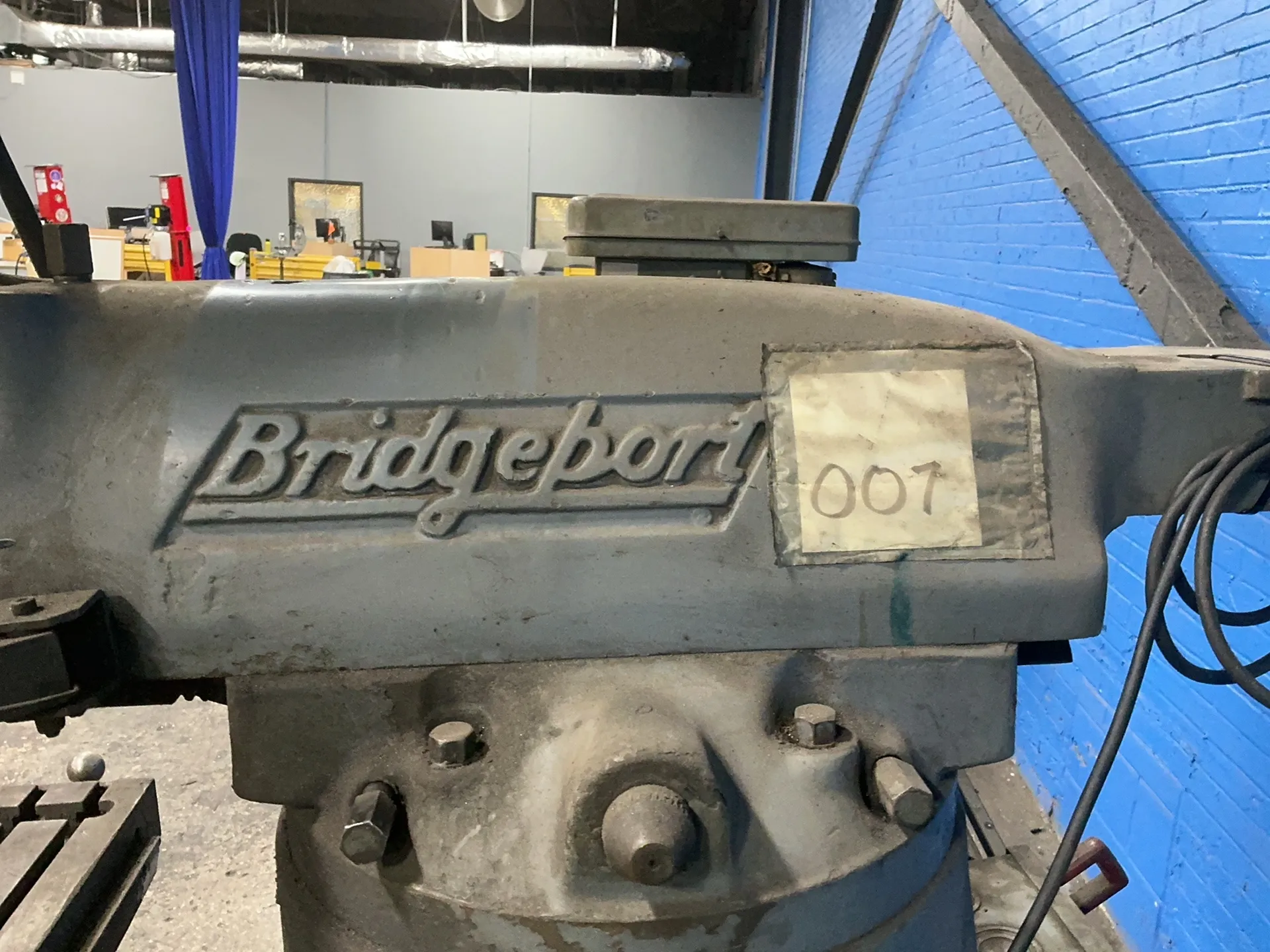 9" x42" Bridgeport, Vertical Mill, Anilam Spirit Control Panel, 2 HP, 1415/1710 RPM, 220/230/440/460 V. - Image 5