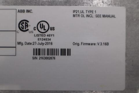 Abb brown boveri acs550-u1-09a0-6 / acs550u109a06 - stock gf361 - Image 3