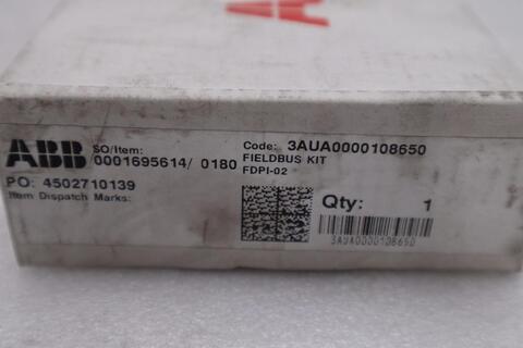 Abb fdpi-02/ 3aua0000108650 panel bus adapter kit fieldbus kit - stock gf23a - Image 2