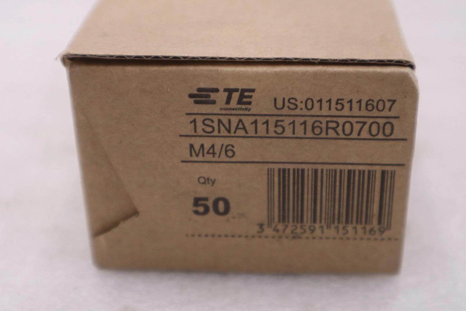 BOX OF 50 - ABB 1SNA115116R0700 Entrelec M4/6 Terminal Blocks - STOCK GF508A - Image 1