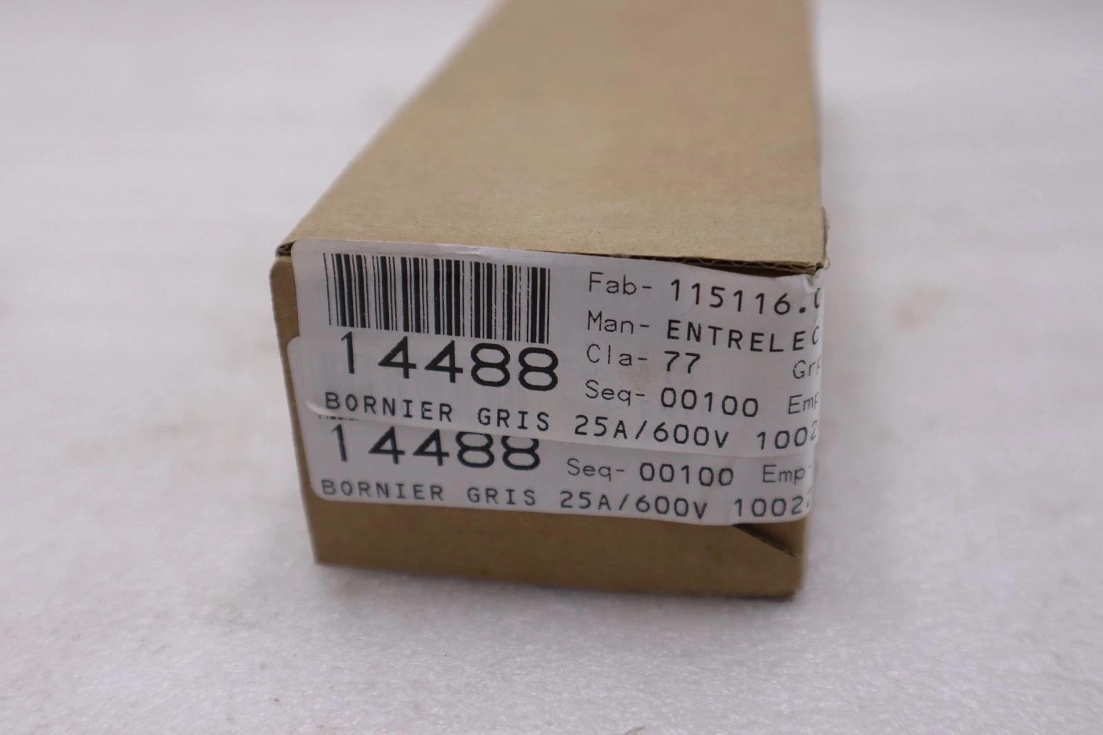 BOX OF 50 - ABB 1SNA115116R0700 Entrelec M4/6 Terminal Blocks - STOCK GF508A - Image 2