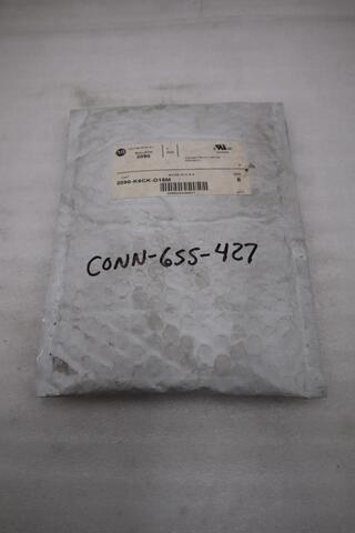 LOT OF 2 - Allen-Bradley Bradley 2090-K6CK-D15M Connector Kit - STOCK GF292A - Image 2