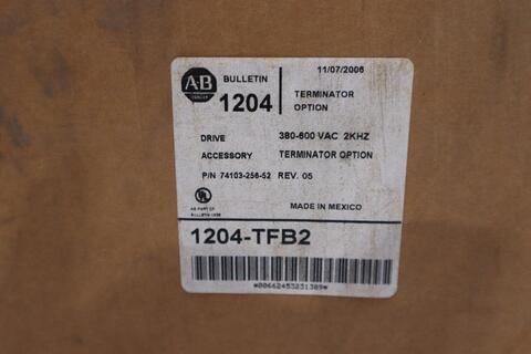 NEW Allen-Bradley Bradley Bulletin 1204-TFB2 Ser A Motor Terminator - STOCK GF429 - Image 2