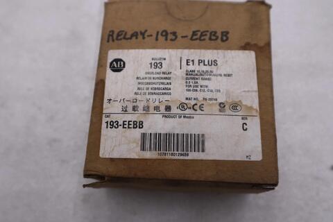 Allen-Bradley BRADLEY 193-EEBB Ser C Overload Relay 0.2-1.0A - STOCK GF191A - Image 2