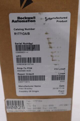 Allen-bradley 1771oa / 1771-oa ac plc output module 8 channel - stock gf829 - Image 2