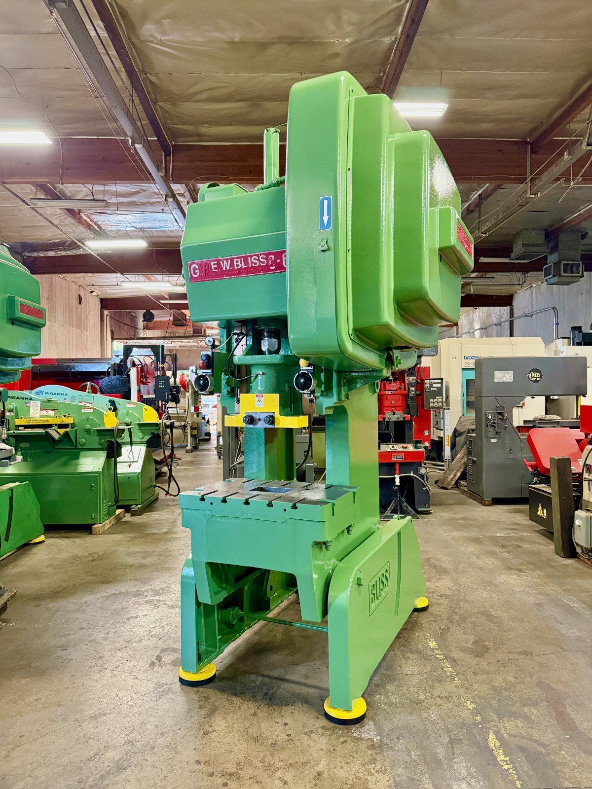 60 Ton, Bliss #C-60, Punch Press, Air Clutch, 4" stroke, 32" x22" bed, 3" adj., 14-1/4" Shut Height, 100 SPM, - Image 2
