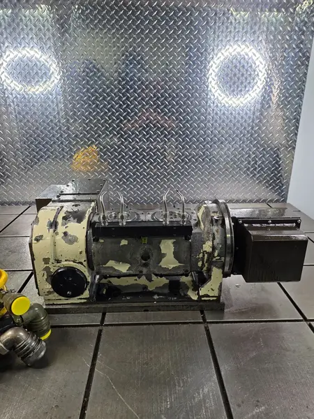 5.12" x 9.06" Tsudakoma #TTNC-102-2, dual-axis trunnion CNC rotary table, pneumatic brake, 2016 - Image 8