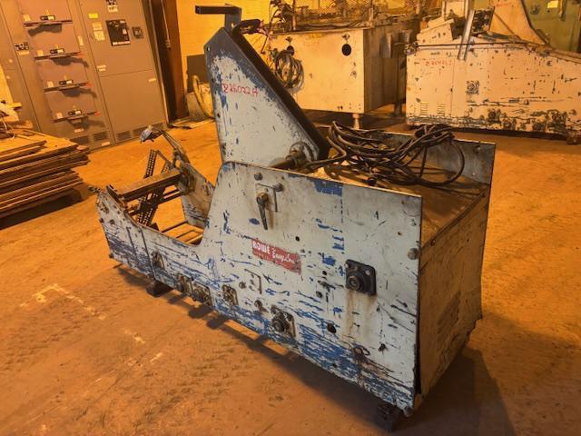 3000 lb. Rowe #3015-J, motorized coil cradle, 15" width, 48" outside dimension, 2 HP, 230/460 V., manual coil - Image 2