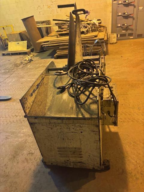 3000 lb. Rowe #3015-J, motorized coil cradle, 15" width, 48" outside dimension, 2 HP, 230/460 V., manual coil - Image 6