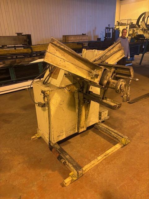 2500 lb. Feed-Lease #PR-25C-18, motorized uncoiler, 24" mandrel, 16"-20" ID, 60" outside dimensions, manual - Image 3