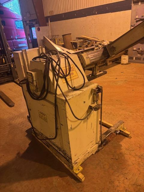 2500 lb. Feed-Lease #PR-25C-18, motorized uncoiler, 24" mandrel, 16"-20" ID, 60" outside dimensions, manual - Image 4