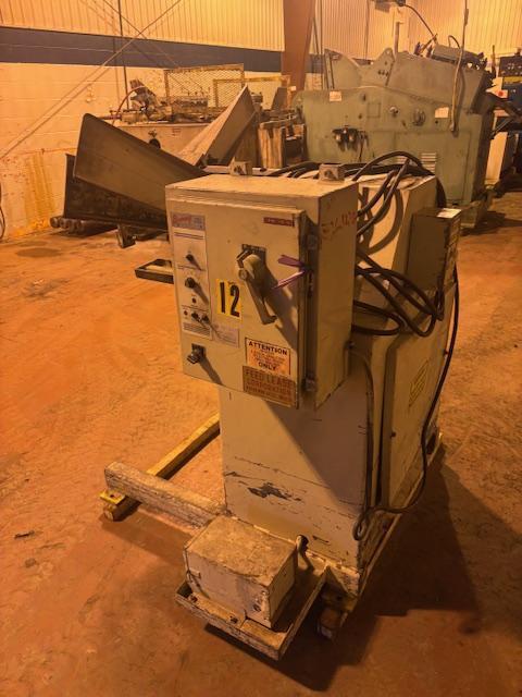 2500 lb. Feed-Lease #PR-25C-18, motorized uncoiler, 24" mandrel, 16"-20" ID, 60" outside dimensions, manual - Image 7