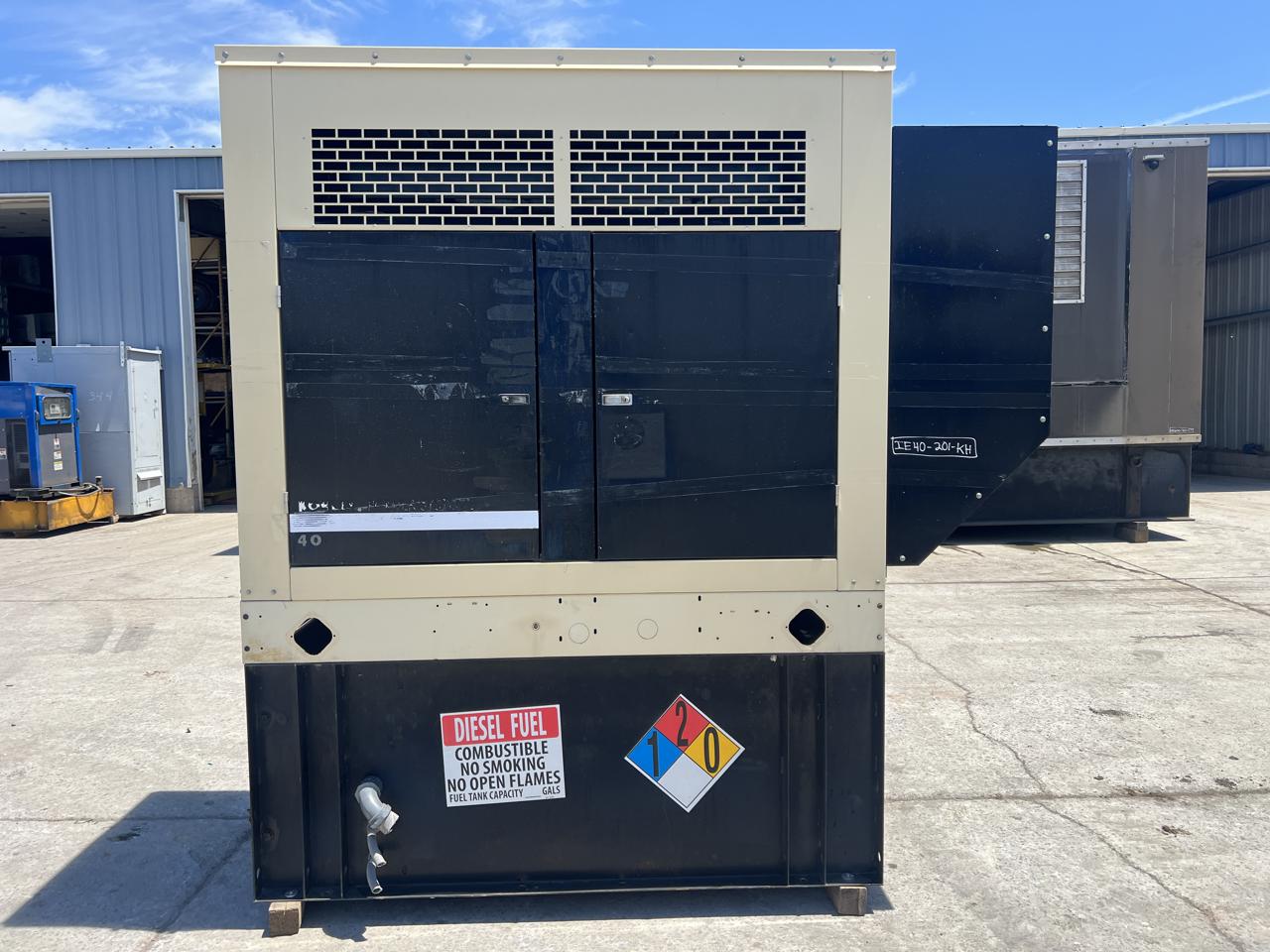40 KW Kohler #40REOZJB, Diesel Generator Set, 120/240 Volts, 2.9 liter John Deere engine, 1800 RPM, circuit - Image 1