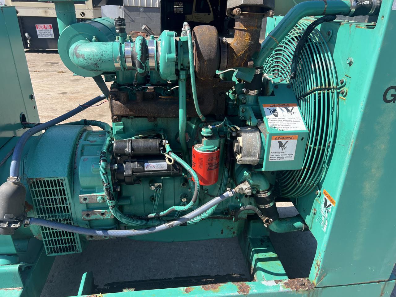 60 KW Cummins, Diesel Generator Set, 480 Volts, 102 HP @ 1800 RPM engine, circuit breaker, 1PH/3PH, 5039 - Image 7