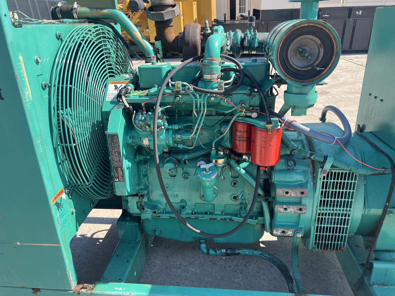 60 KW Cummins, Diesel Generator Set, 480 Volts, 102 HP @ 1800 RPM engine, circuit breaker, 1PH/3PH, 5039 - Image 8