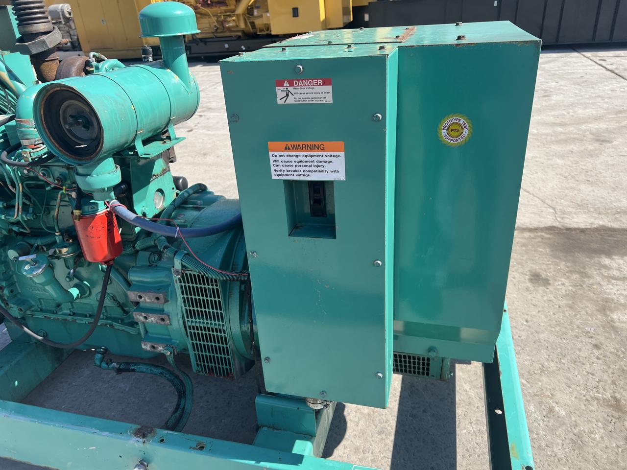 60 KW Cummins, Diesel Generator Set, 480 Volts, 102 HP @ 1800 RPM engine, circuit breaker, 1PH/3PH, 5039 - Image 10
