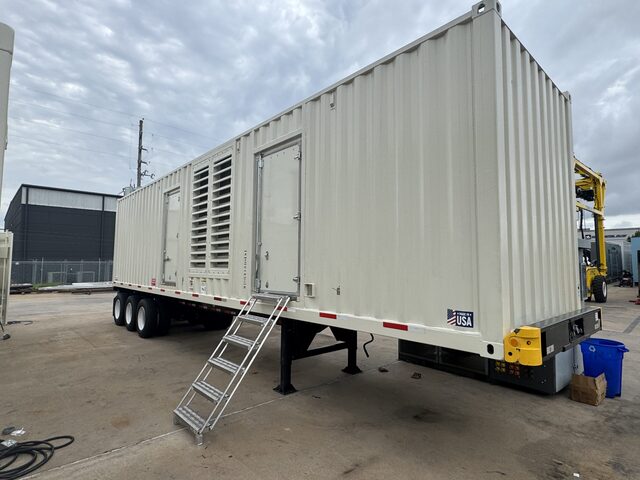 1500 KW Caterpillar #XQ1500, Diesel Power Module, 480 Volt, 1800 RPM, 3200 amp breaker, 1200 gallon double - Image 1