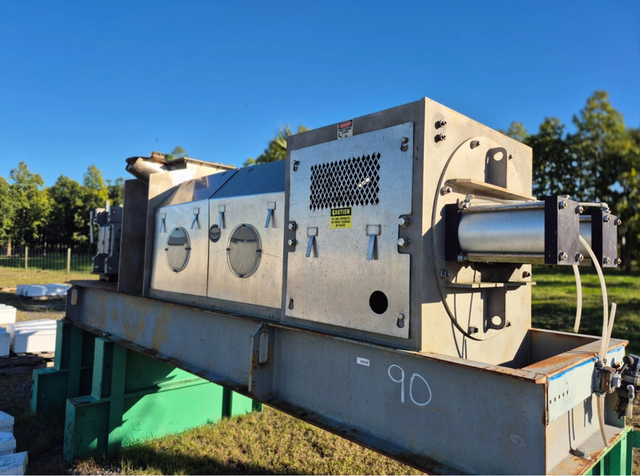 Vincent #VP-16, Dewatering Screw Press, Stainless Steel, 16" screw diameter, 30 HP TechTop motor - Image 2