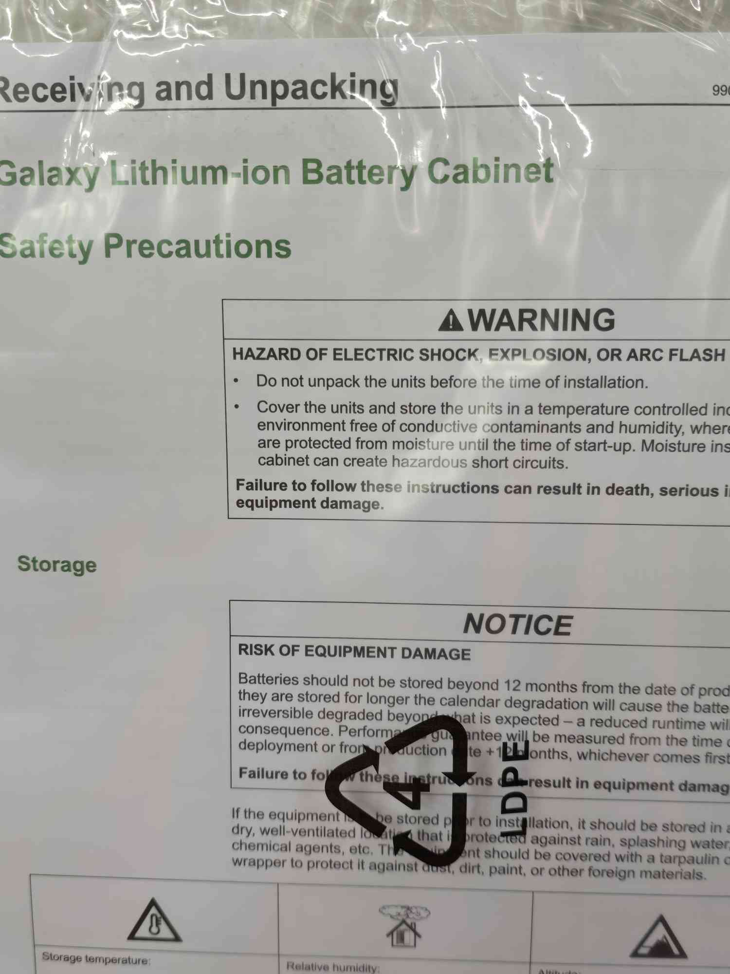 Schneider Electric #Galaxy, Lithium-ion Battery Cabinet, New (2 available) - Image 3