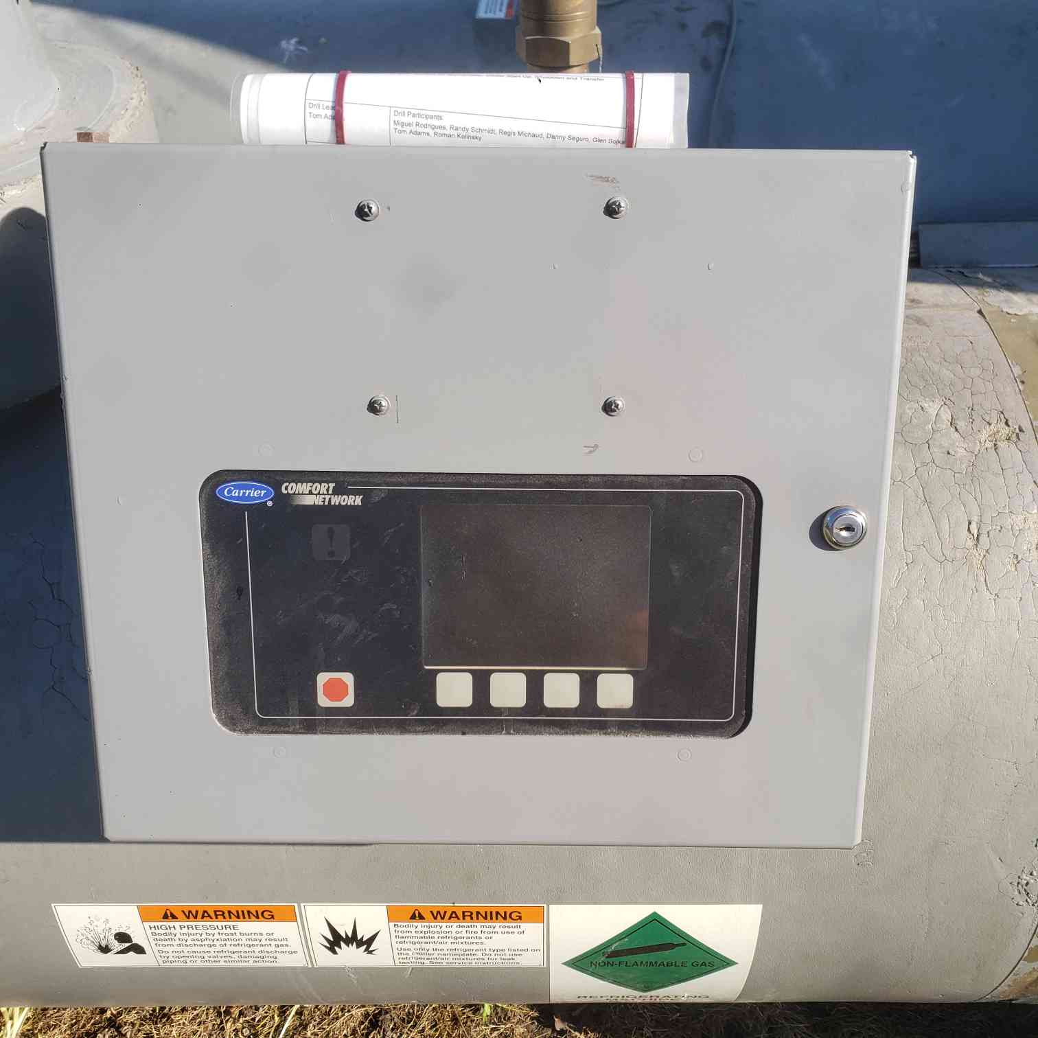 300 Ton, Carrier #19XRV3537337KBH64, Centrifugal Water Chiller, VFD, Evergreen 19XRV, AS IS - Image 3