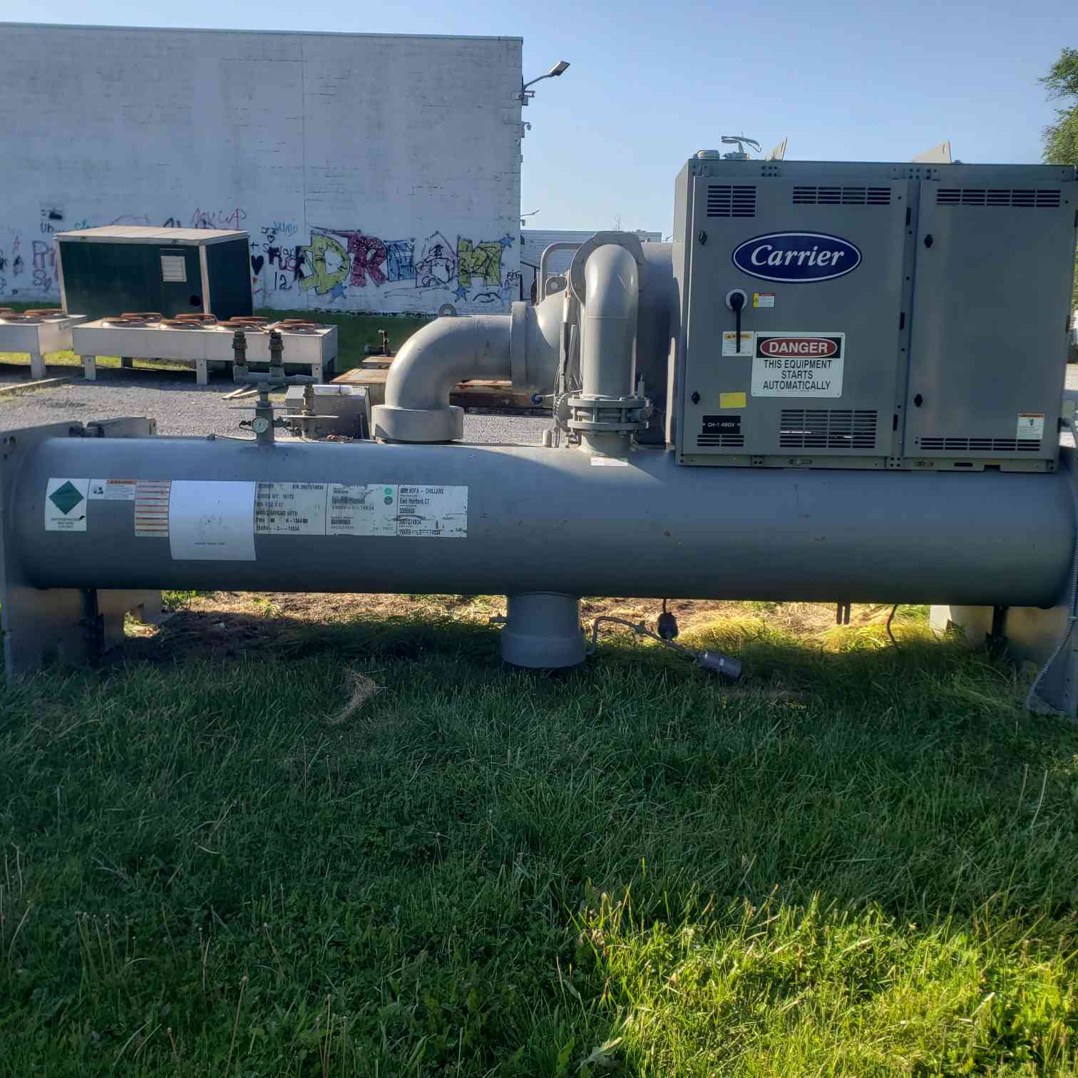 300 Ton, Carrier #19XRV3537337KBH64, Centrifugal Water Chiller, VFD, Evergreen 19XRV, AS IS - Image 7