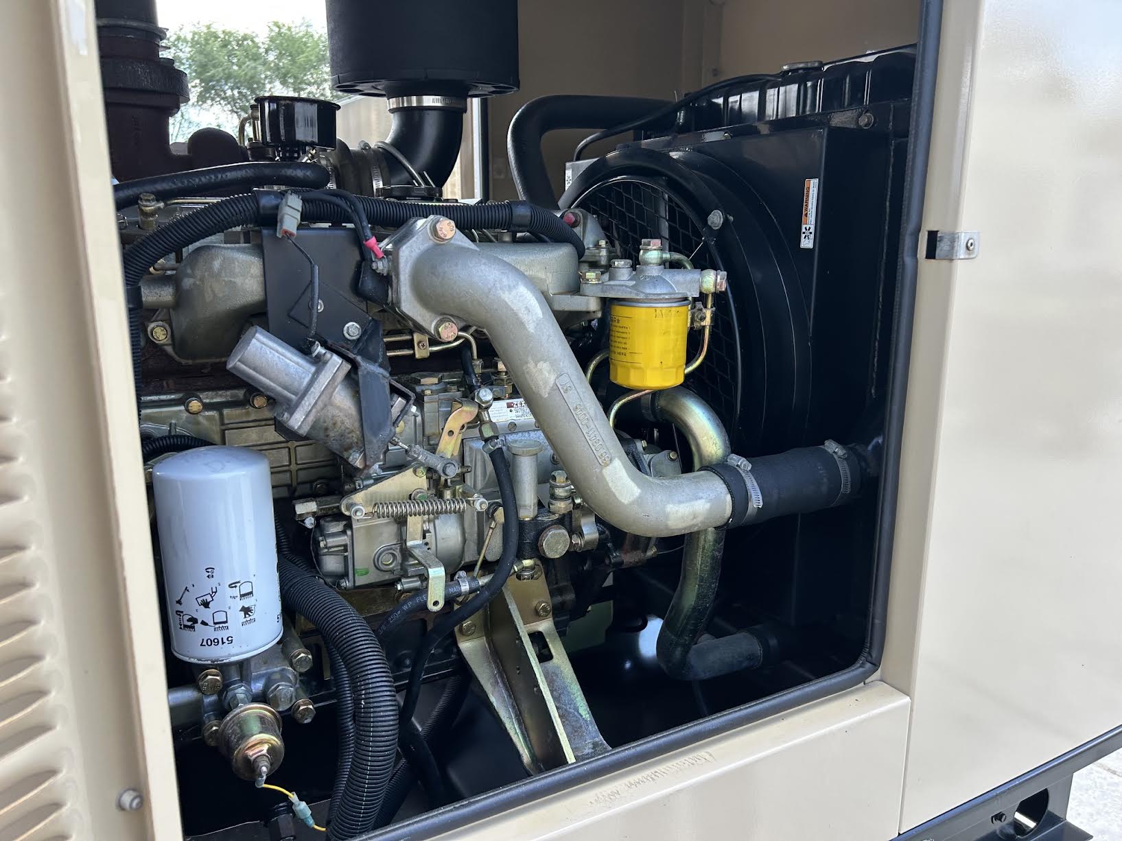 50 KW Generac #SD0050, Diesel Generator Set, 277/480 Volts, 3PH, Standby, 163 Hrs - Image 6