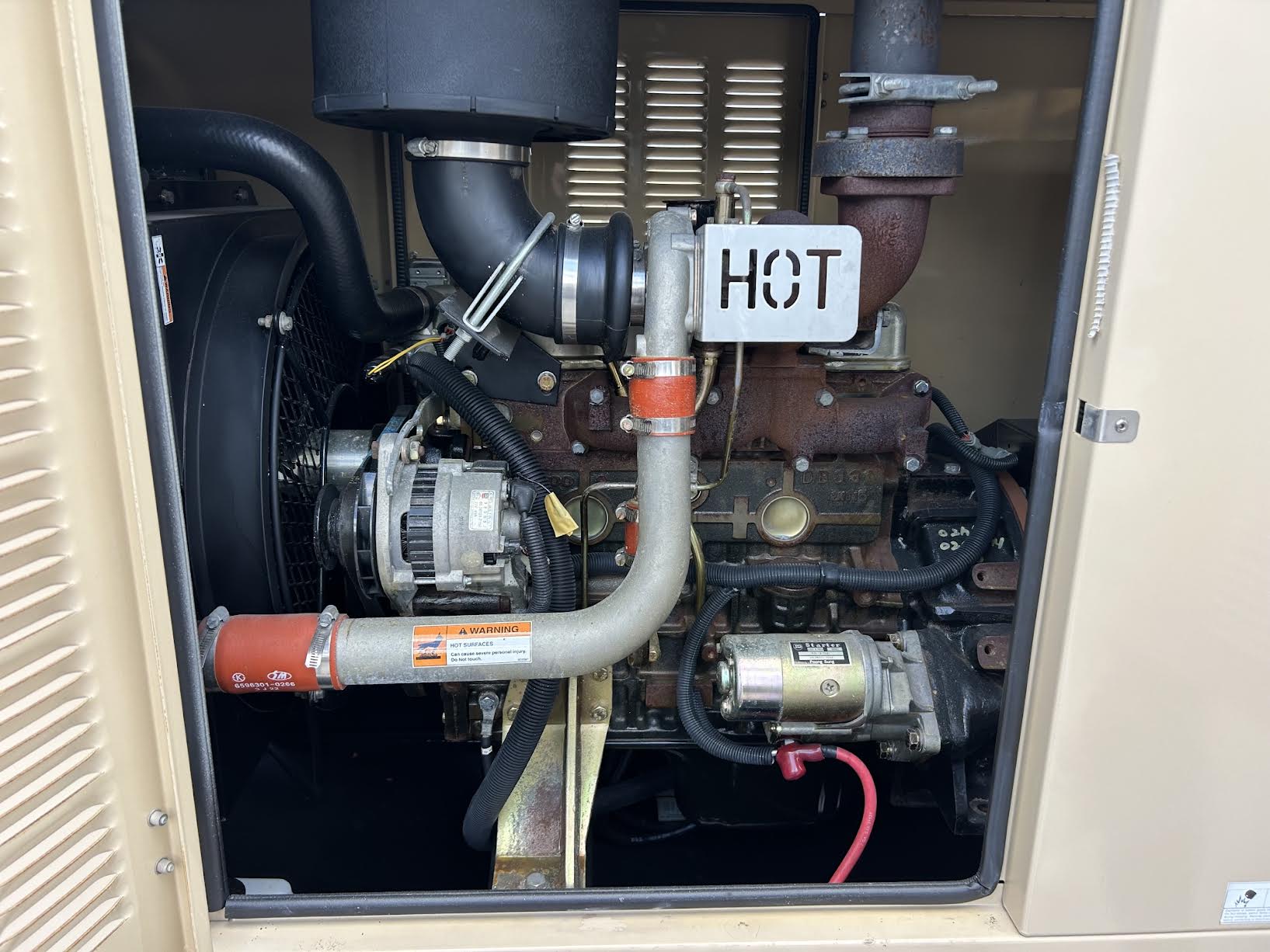 50 KW Generac #SD0050, Diesel Generator Set, 277/480 Volts, 3PH, Standby, 163 Hrs - Image 10