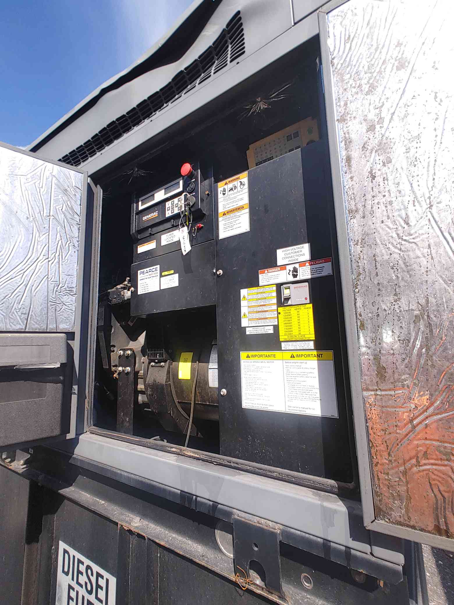 48 KW Generac #SD048, Diesel Generator Set, FPT Engine, 1PH, 264 Hrs, 2012, AS IS - Image 9