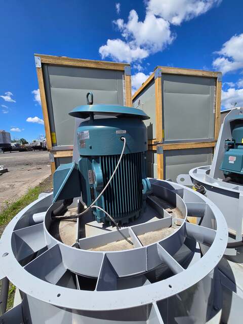 35000 CFM Strobic Air #Tri-Stack, Lab Exhaust Fan, 75 HP Baldor Super-E Motor, 460 V., New (4 available) - Image 8