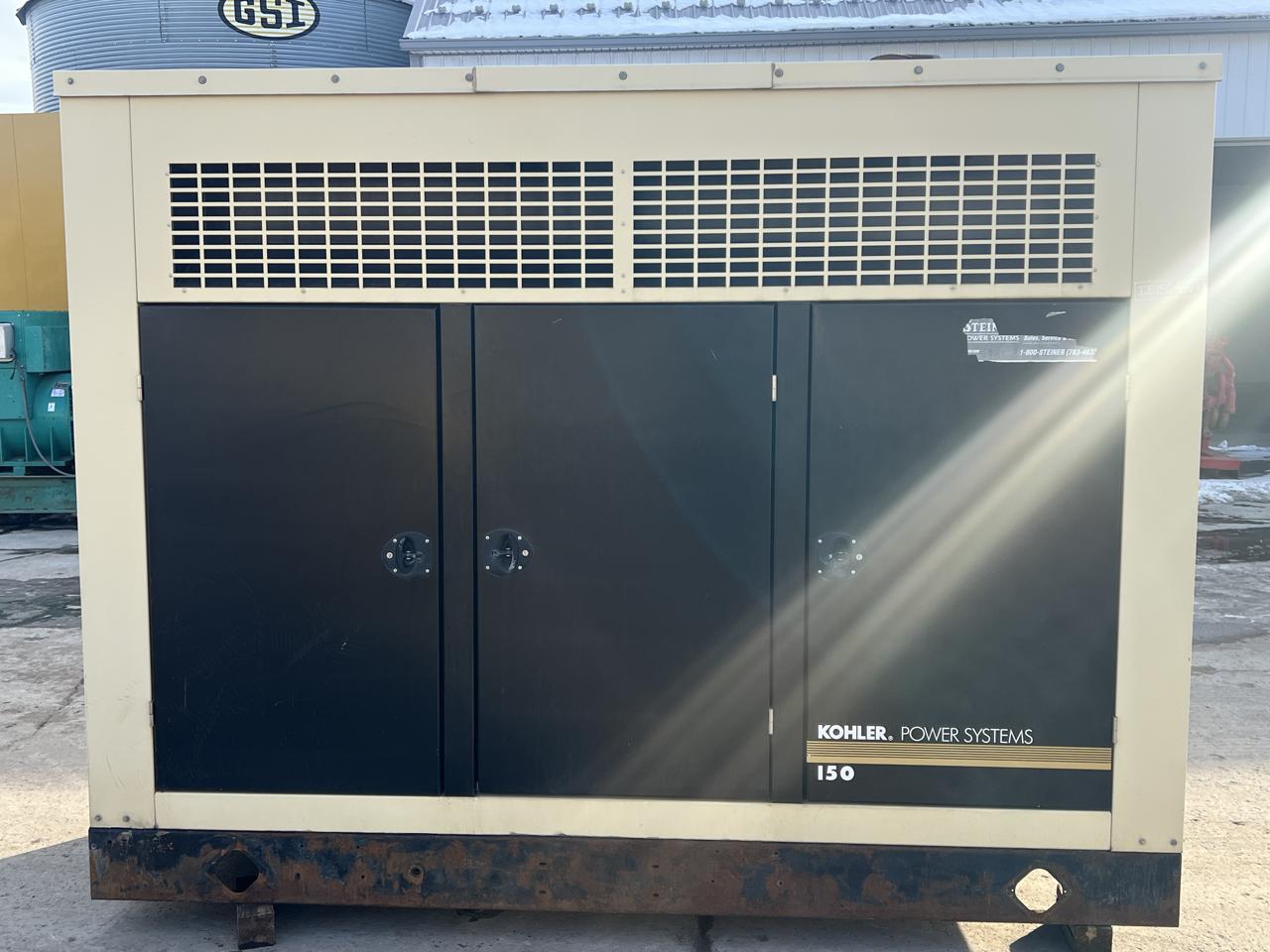 150 KW Kohler #150RZGB, Natural Gas / LP Generator Set, GM 8.1L Engine, 120/208 Volts, 1/3PH, 1520 Hrs, Skid - Image 4