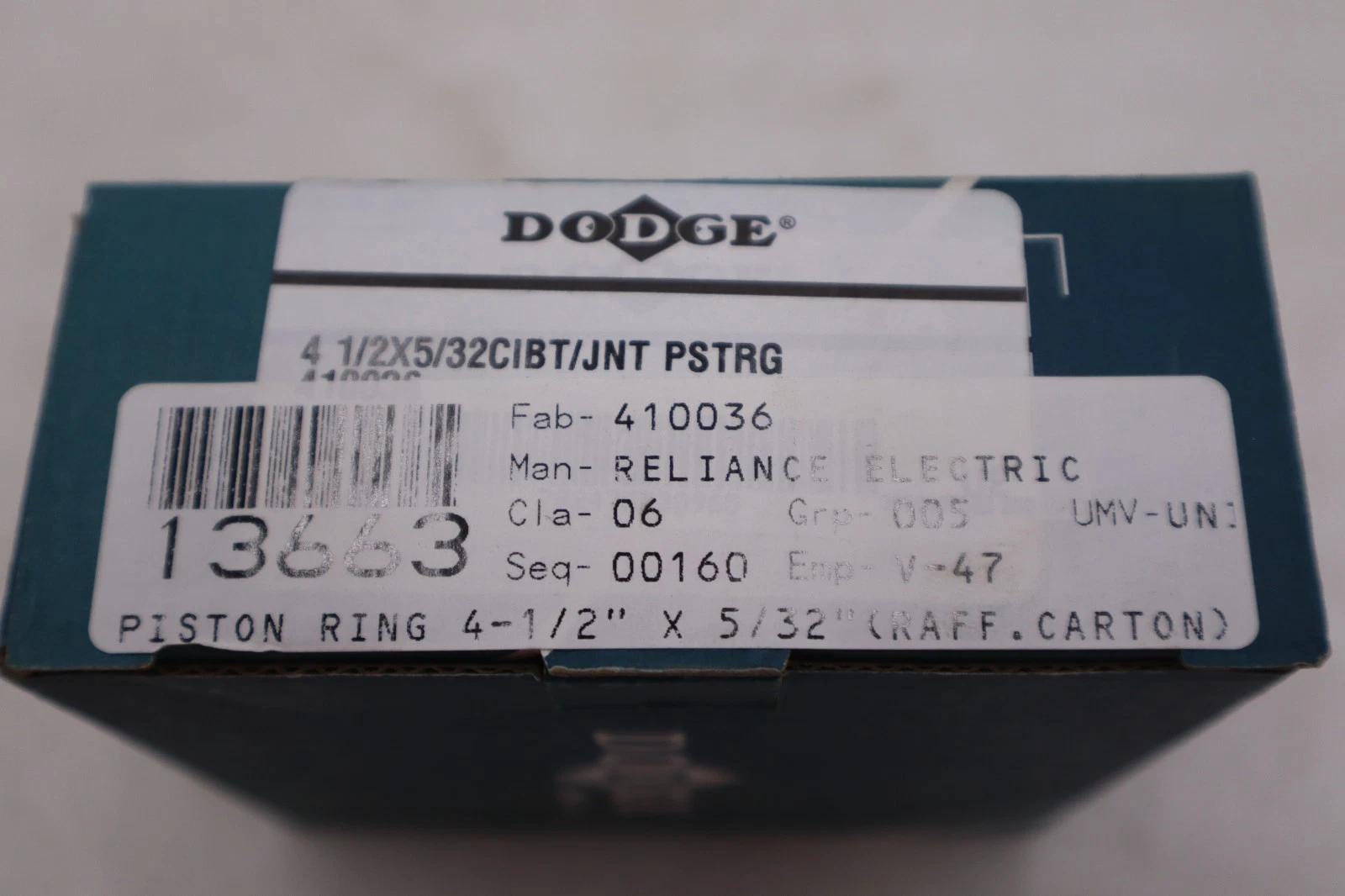 Dodge 410036 4 1/2x5/32cibt/jnt pstrg - new in box - stock gf500a - Image 2