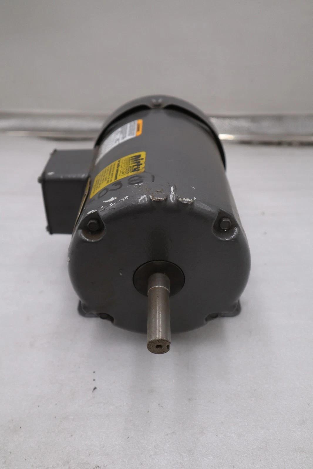 Baldor 3-Phase 1/2 HP Motor Cat No. M8001 56 Frame 1725 RPM STOCK M-24CC - Image 4