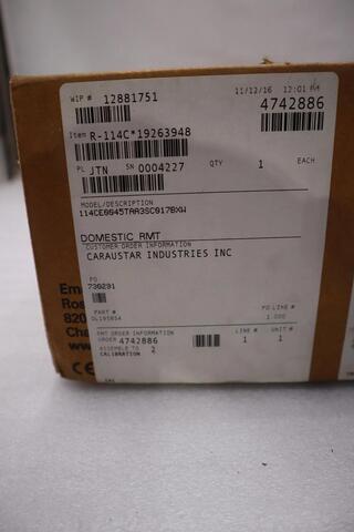 Rosemount 114CE0045TAA3SC017BWX Pressure Transmitter NEW IN BOX STOCK GF-178 - Image 3