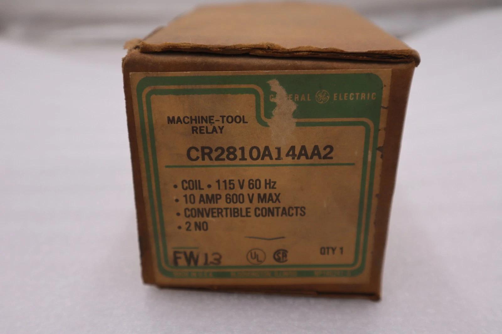 New general electric cr2810a14aa2 relay - stock gf107a - Image 1