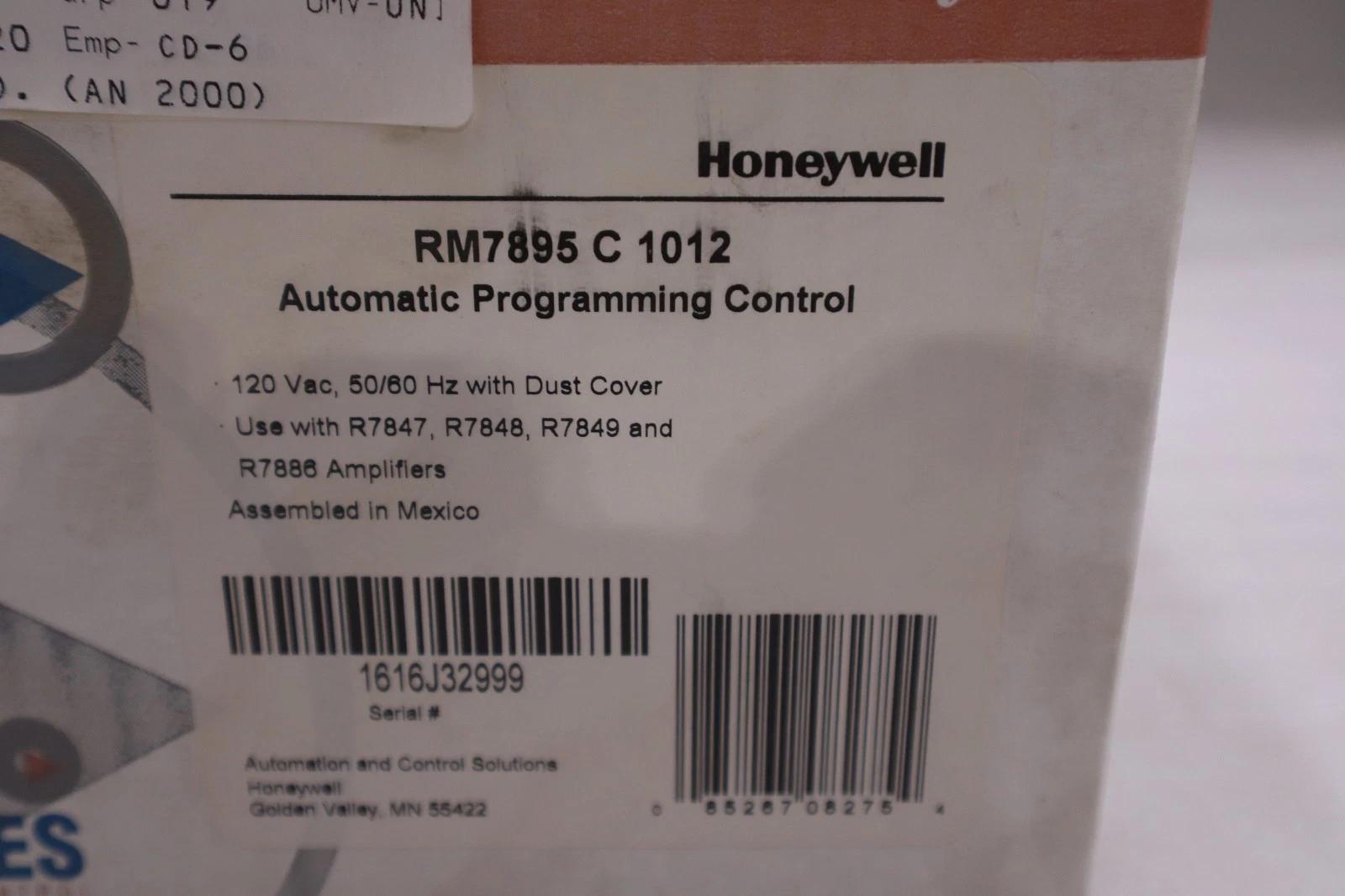 New OPEN BOX Honeywell RM7895C1012 RM7895 C 1012 Burner Control STK GF1037 - Image 2