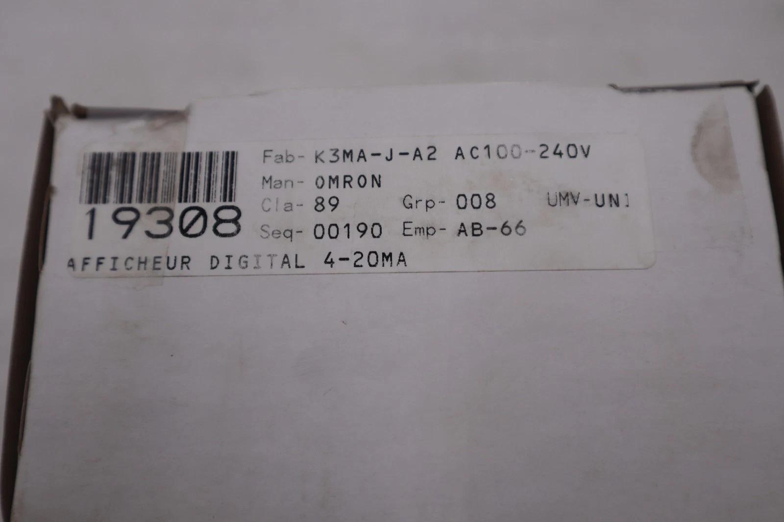 Omron K3MA-J-A2 Digital Panel Meter - NEW IN BOX - STOCK GF532A - Image 4