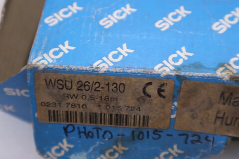 SICK WSU 26/2-130 Photoelectric Sensor 1 015 725 24VDC 6W NEW IN BOX #GF141A - Image 2