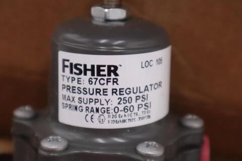 New open box fisher controls 67cfr-600 pressure regulator stk gf973 - Image 4
