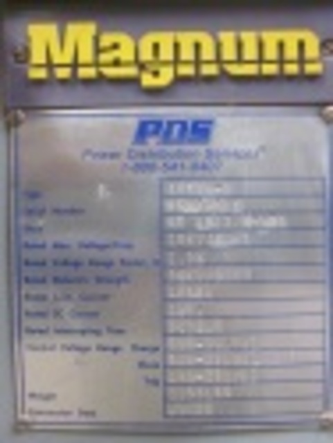 1200 Amps, Eaton, 150VCP-WR500, electrically operated, drawout, 15000 Volts, #VB4123 - Image 1