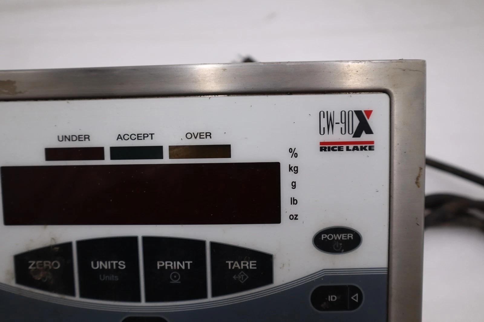 Rice lake cw90x-a / cw90xa digital panel as pictured stk h1648 - Image 2